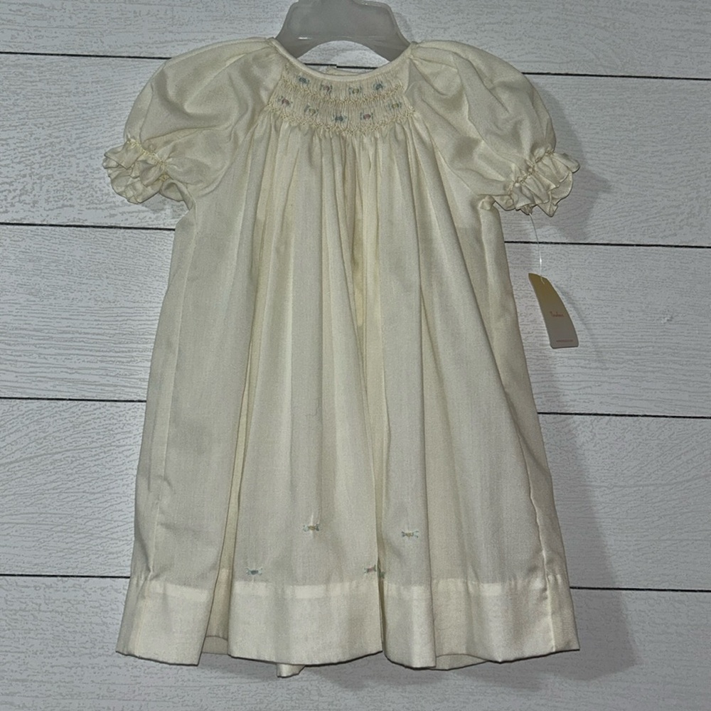 NWT Petit Ami newborn light yellow dress